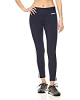 adidas Women's Essentials 3-stripes Tights, Legend Ink/White, X-Large
